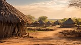 Tribe village in Ethiopia.