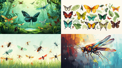 Poster - butterflies