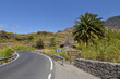 Straße im Gebirge der Insel Gran Canaria / Spanien