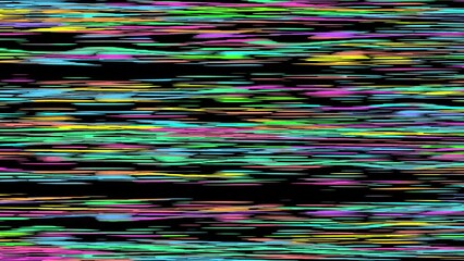 Aufkleber - Abstract fast flickering texture with artifacts codec. 4k Looping footage.