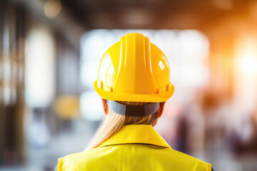 Wall Mural - Intense Close-Up of a Female Laborer's Face