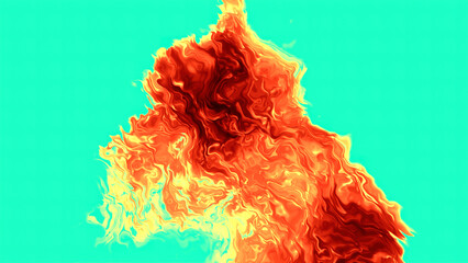 Poster - Abstract art background with watercolor paint. Motion. Liquid colorful texture with ripples.