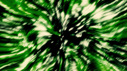 Poster - Hypnotic motion of blurred bending stripes. Motion. Colorful flowing shadows.