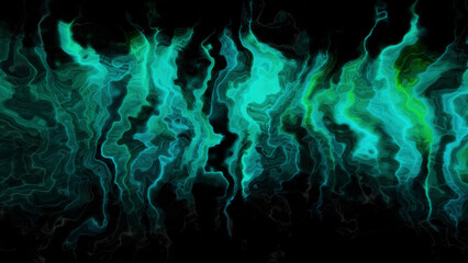 Poster - Abstract pulsing energy strikes. Motion. Colorful trembling vertical shapes.