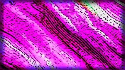 Poster - Abstract digital background with wavy shimmering lines. Motion. Blinking stripes with lights and colors.