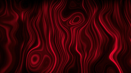 Aufkleber - Abstract red liquid surface background. Motion. Oval shaped dark red stains.