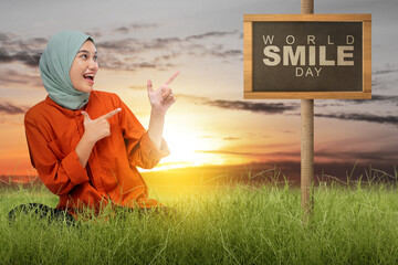 Canvas Print - World Smile Day