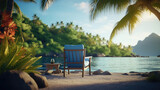 Fototapeta  - Island retreat relaxation