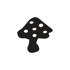 Wall Mural - mushroom logo icon