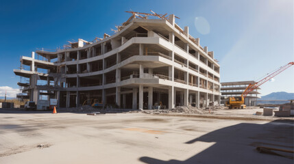 Aufkleber - Construction site, Building site.