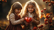 Innocent Affection: A Heart in a Child's Hands