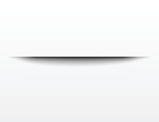 Wall Mural - shadow effect. realistic blurred edges shadow of isolated template. rectangular val drop shadow for 