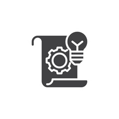 Creative planning vector icon