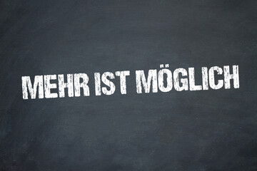 Sticker - Mehr ist möglich	