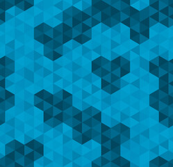 Canvas Print - vector trendy low poly seamless pattern. camouflage polygonal background