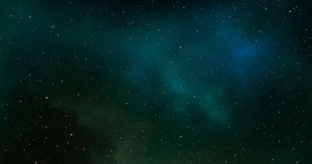 Wall Mural - fantasy space nebula. giant interstellar cloud with stars