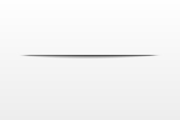 Wall Mural - shadow effect. realistic blurred edges shadow of isolated template. rectangular val drop shadow for 