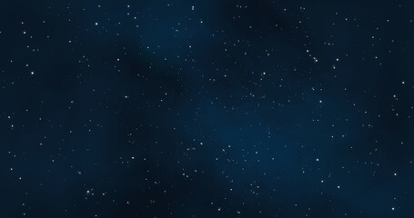 Wall Mural - space background with nebula and shining stars. giant interstellar cloud. infinite universe