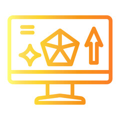 trading chart icon