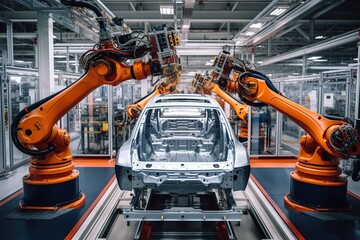 Poster - Automated Car Assembly line
