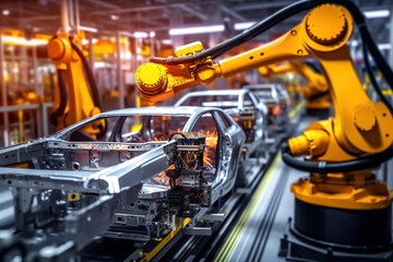 Poster - Automated Car Assembly line