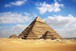 World famous pyramids in Egypt
