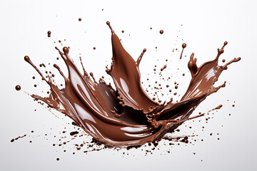 Wall Mural - Splash effect of chocolate