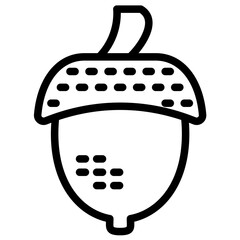 Sticker - Acorn Icon