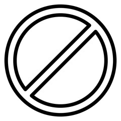 Poster - stop sign icon