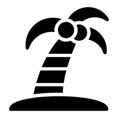 Sticker - Coconut Tree Icon