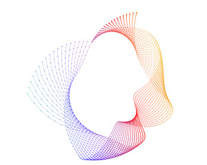 Poster - abstract background with a flower