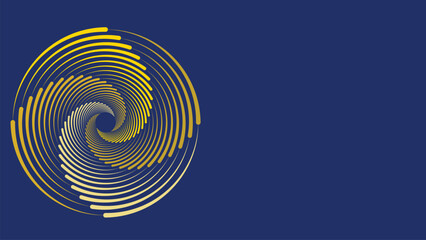 Wall Mural - Abstract creative spiral simple background. This minimalist design is perfect background for any project. This creative line art can be used as a banner or logo.