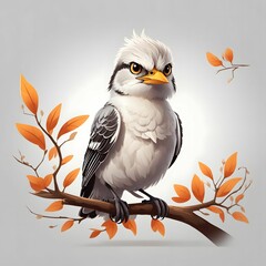 Mockingbird Illustration AI Generative