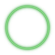 © Alice - green neon glowing circle