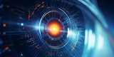 Modern medical treatment of the human eye using laser surgery. Generative Ai