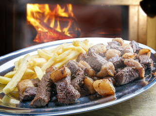 Wall Mural - Picanha with French Fries