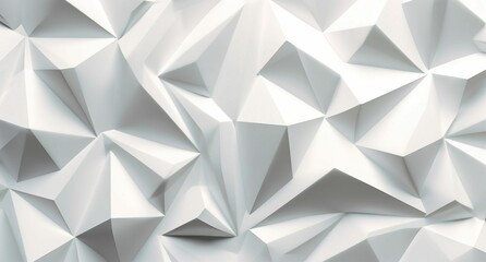 Wall Mural - ai generated illustration of abstract background featuring light gray triangles