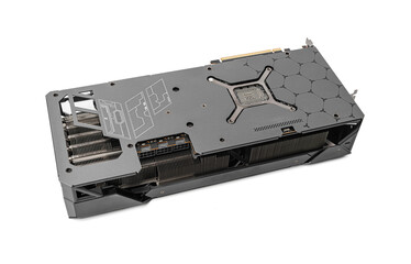 Aufkleber - Powerful modern video card on a white background.