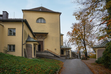 Sticker - Capuchin Monastery at Kapuzinerberg - Salzburg, Austria