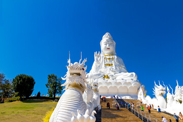 Big statue white Guanyin