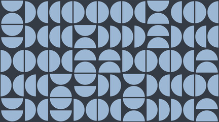 Poster - Geometry minimalistic bauhaus pattern. Vector abstract contemporary multicolored trendy texture