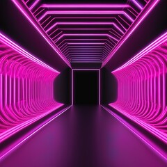 3d neon abstract background 3d neon abstract backgrounds sci fi futuristic tunnel with purple neon lights in dark purple and purple color