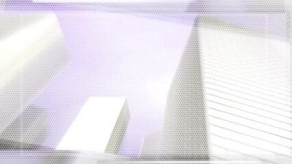 Wall Mural - Computer generated animated moving motion background showing city landscape grids skylines
