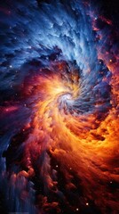 Wall Mural - a picture worth a thousand words, this stunning space image showcases a cosmic collision as galaxies