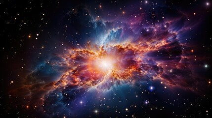 Wall Mural - witness the captivating effect of gravity in action as a massive galaxy acts like a cosmic lens, war