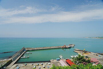 Wall Mural - view of the sea from the sea