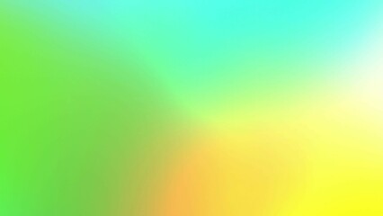 Wall Mural - Gradient of yellow green orange teal colors. Blurred background