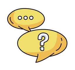 Sticker - speech bubbles design