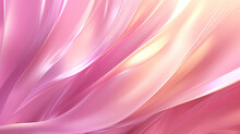 Elegant Glossy Abstract Pattern Of Shining Pink Marble With Golden Flying Wind Reflection Gem Blooming Petals Flower Background Created With Generative AI Technology