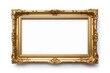 © Rangga Bimantara - empty gold frame isolated on white background
